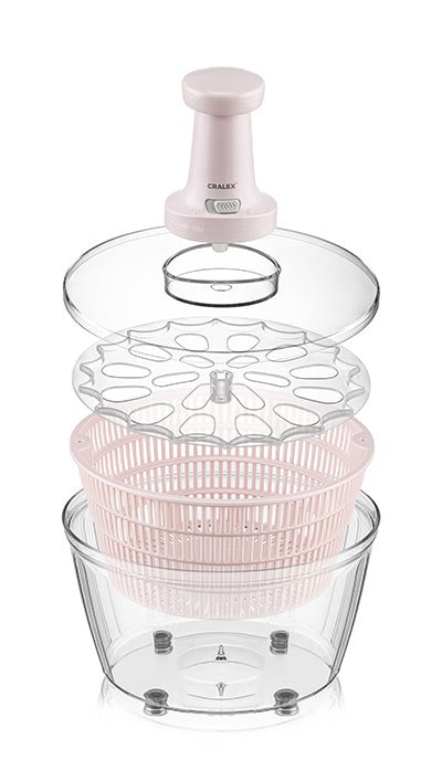 VERDERA Salad Spinner - Powder Pink