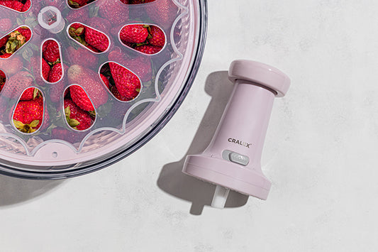 VERDERA Salad Spinner 5L - Powder Pink