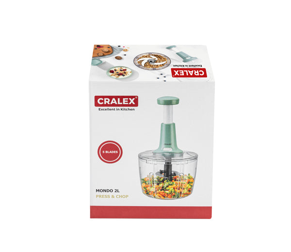 CRALEX Mondo 2L Vegetable Chopper Nordic Green