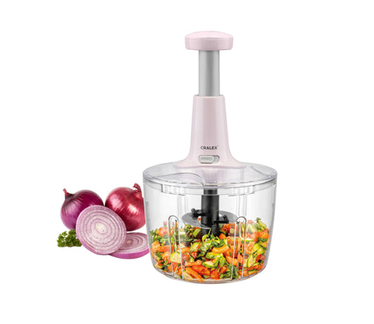 CRALEX Mondo 2L Vegetable Chopper Powder Pink